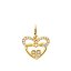 Colgante de Corazones con Infinito en Oro 18K – Amor y Eternidad en una Joya Brillante
